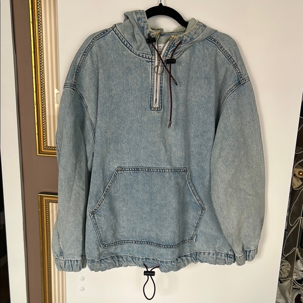 Blue Denim windbreaker